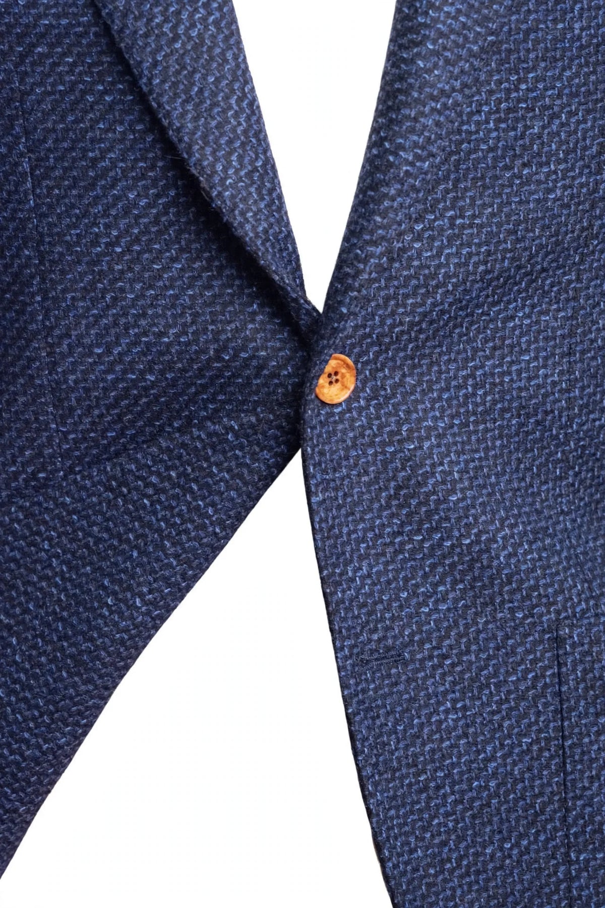 Sartorio Woven Virgin Wool-Cotton-Silk Sport Jacket — Royal Blue