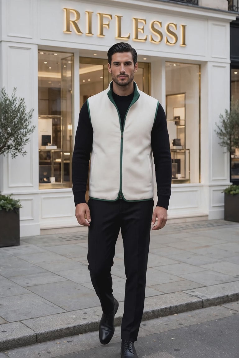Kired by Kiton REA Cashmere Reversible Vest