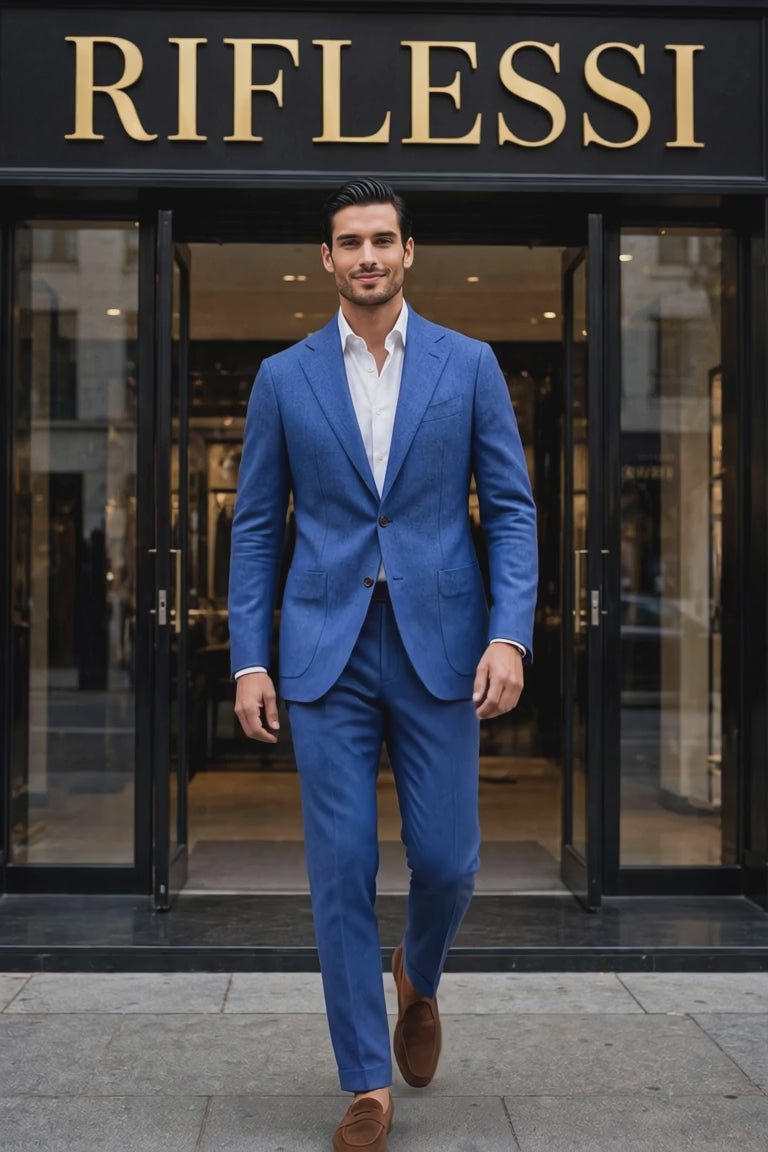 Sartorio suit fashion video, white shirt