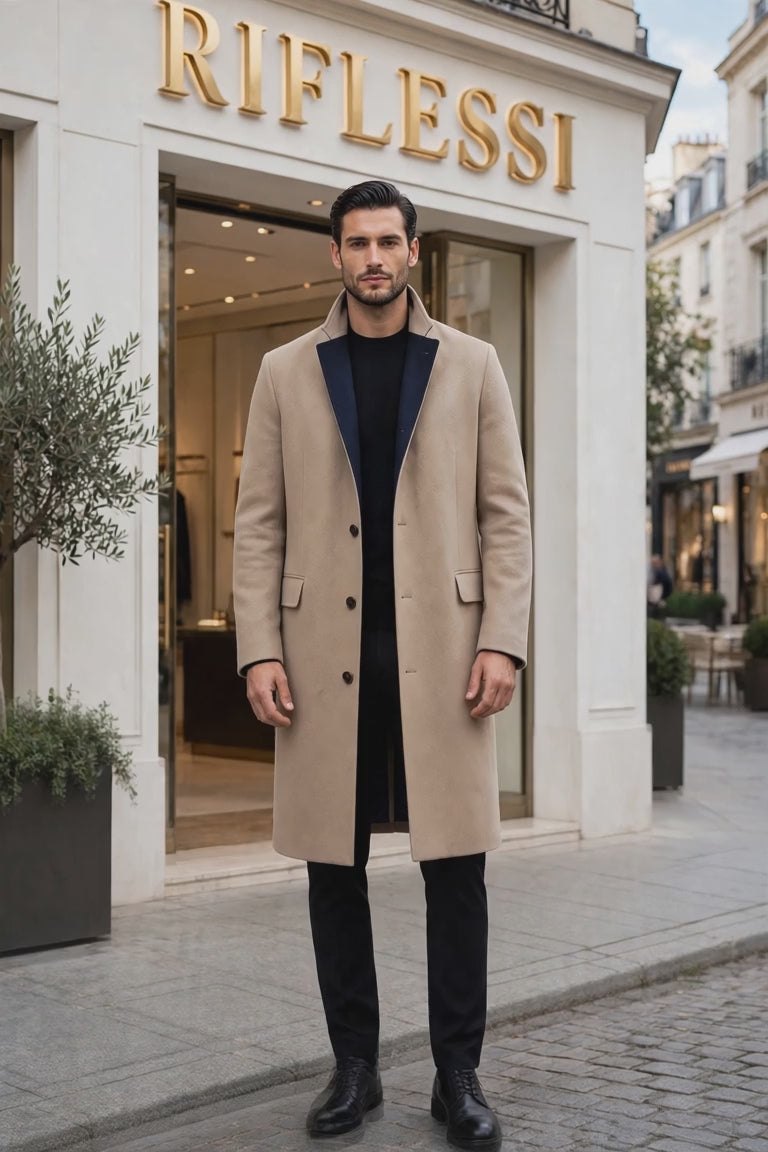Dark Blue/ Beige - flip video