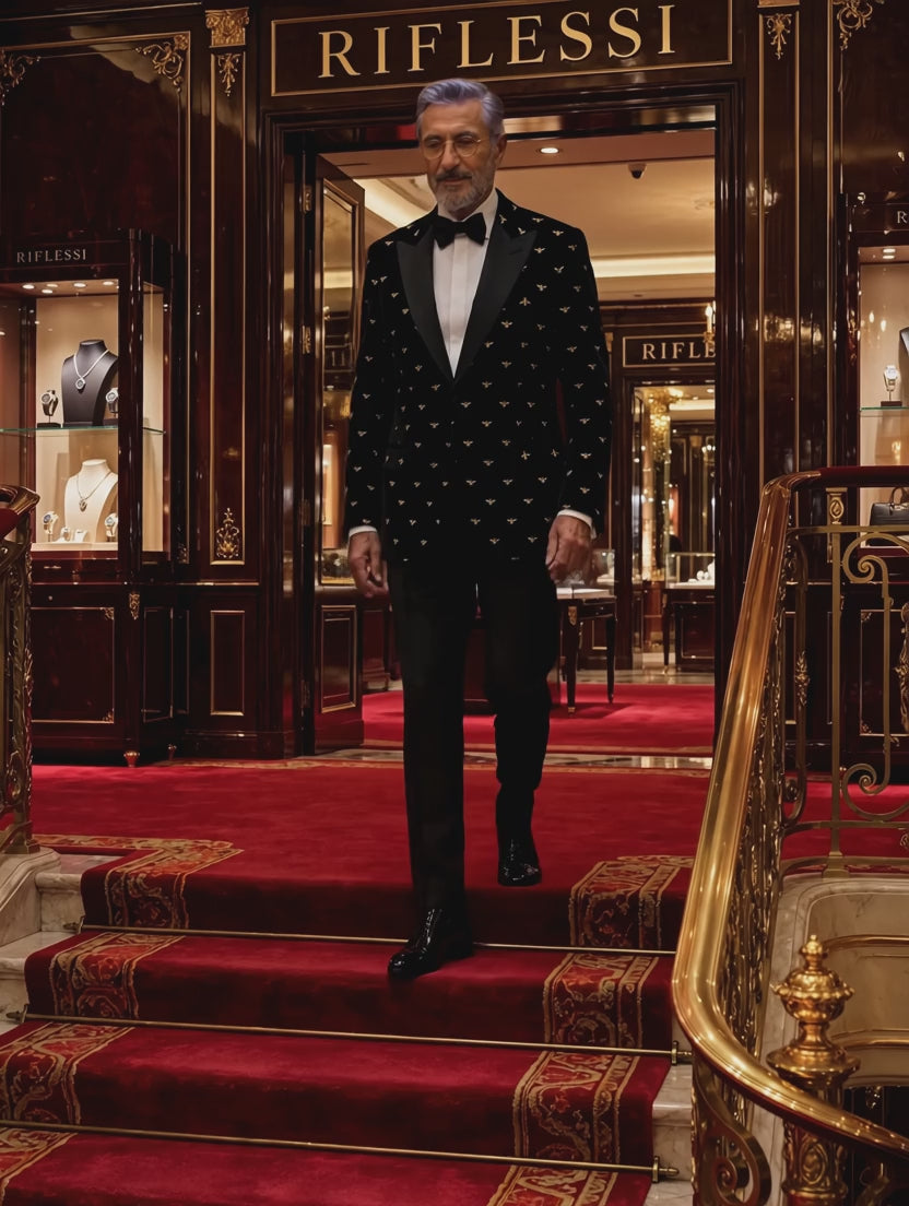 Sartorio Cotton Tuxedo Jacket