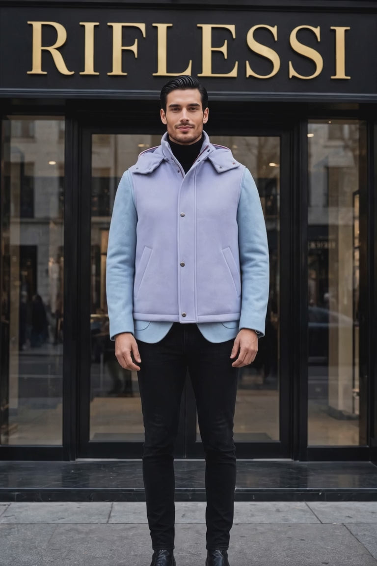 Kired by Kiton BEAR Cashmere-Nylon-Goose Down-Wool Vest
