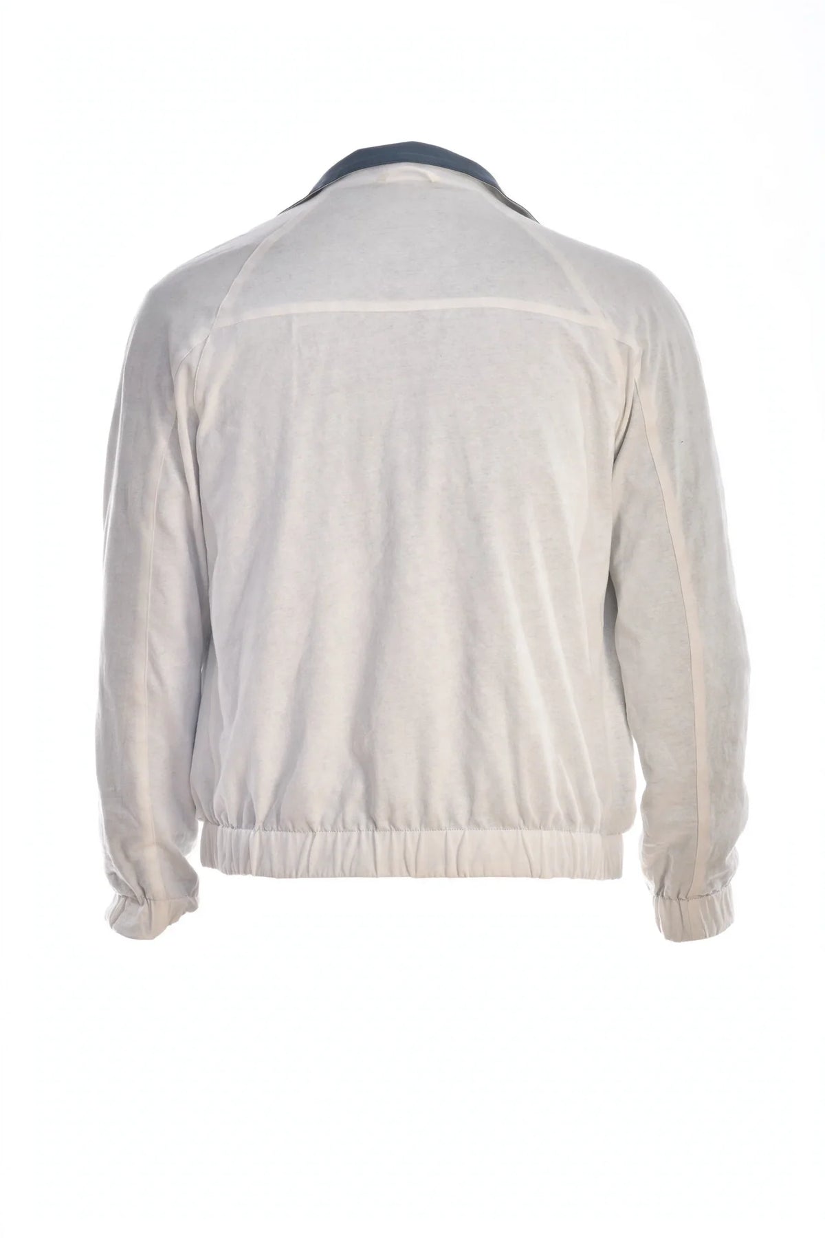 Kired Sam Nylon Zip-Up Reversible Jacket — Dusty Blue/ White