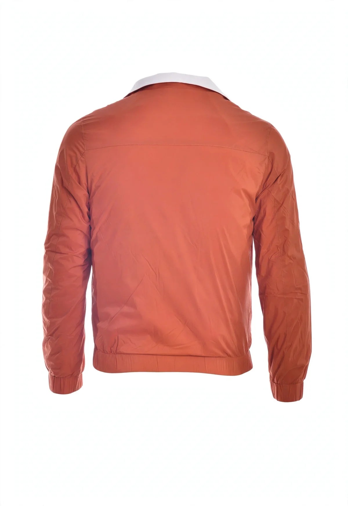 Kired Sam Nylon Zip-Up Reversible Jacket — Orange/ White