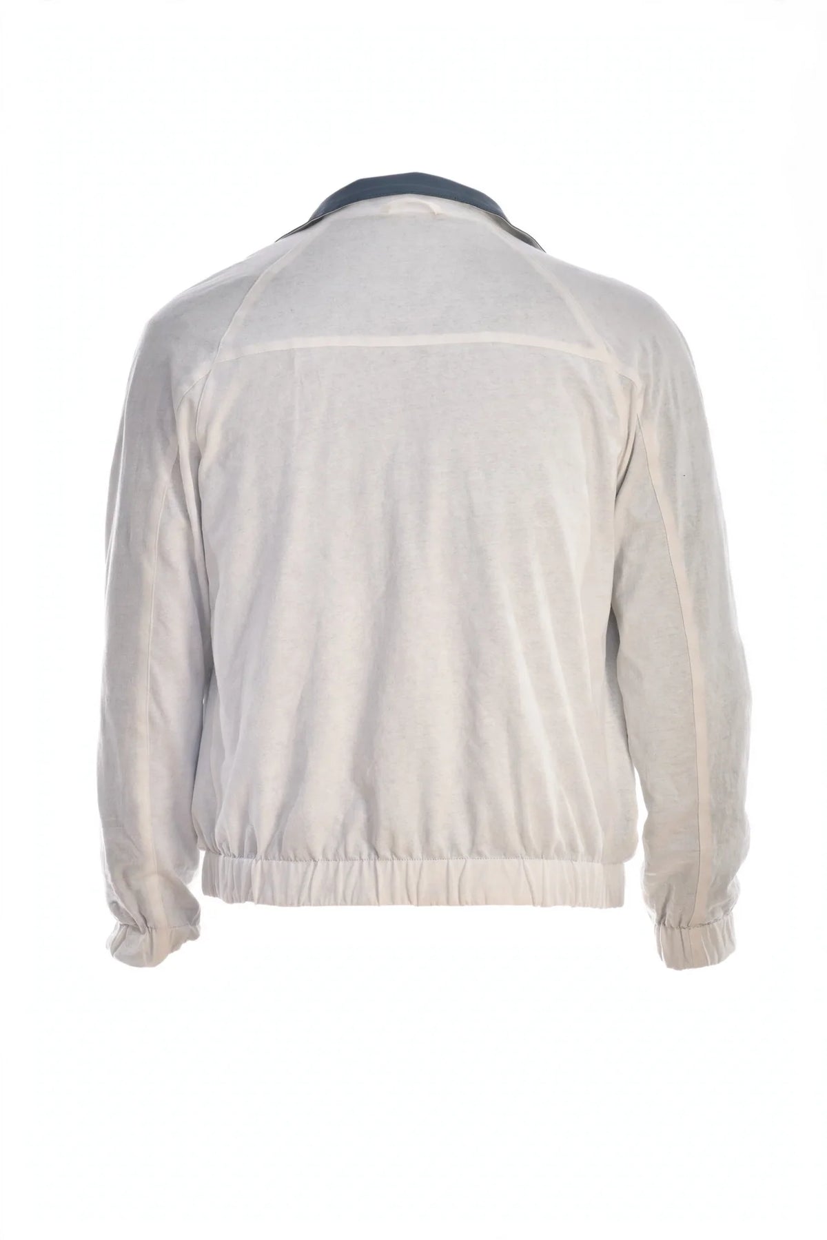Kired Sam Nylon Zip-Up Reversible Jacket — Dusty Blue/ White