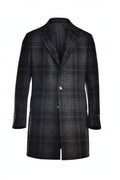 Fiore di Napoli Plaid Wool-Cashmere Overcoat