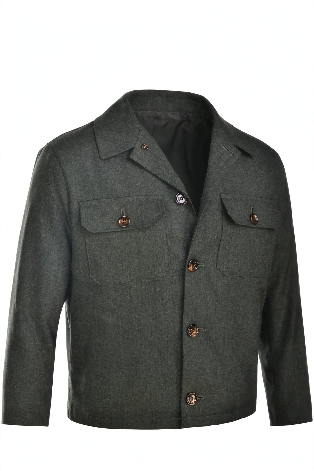 Kired Leo Wool Light Jacket — Green