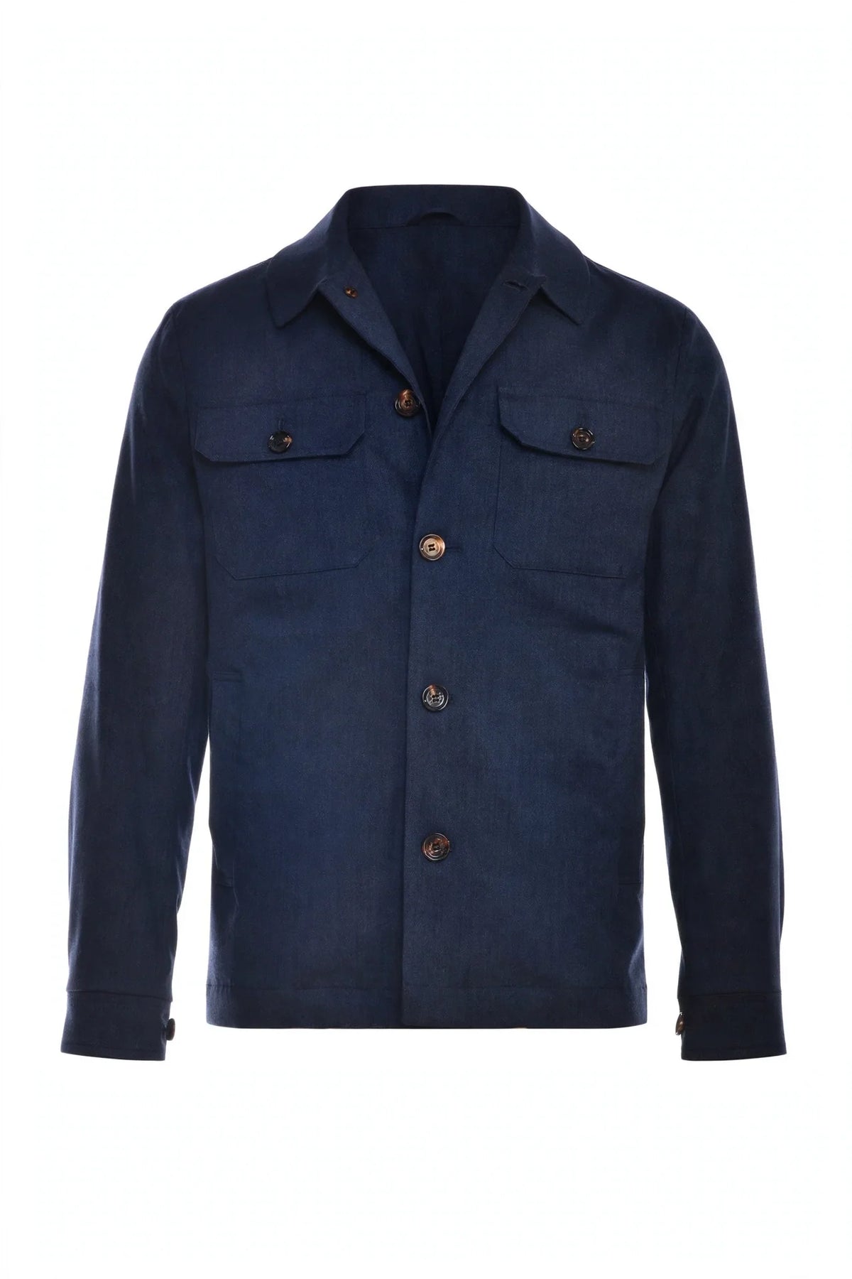 Kired Leo Wool Light Jacket — Dark Blue