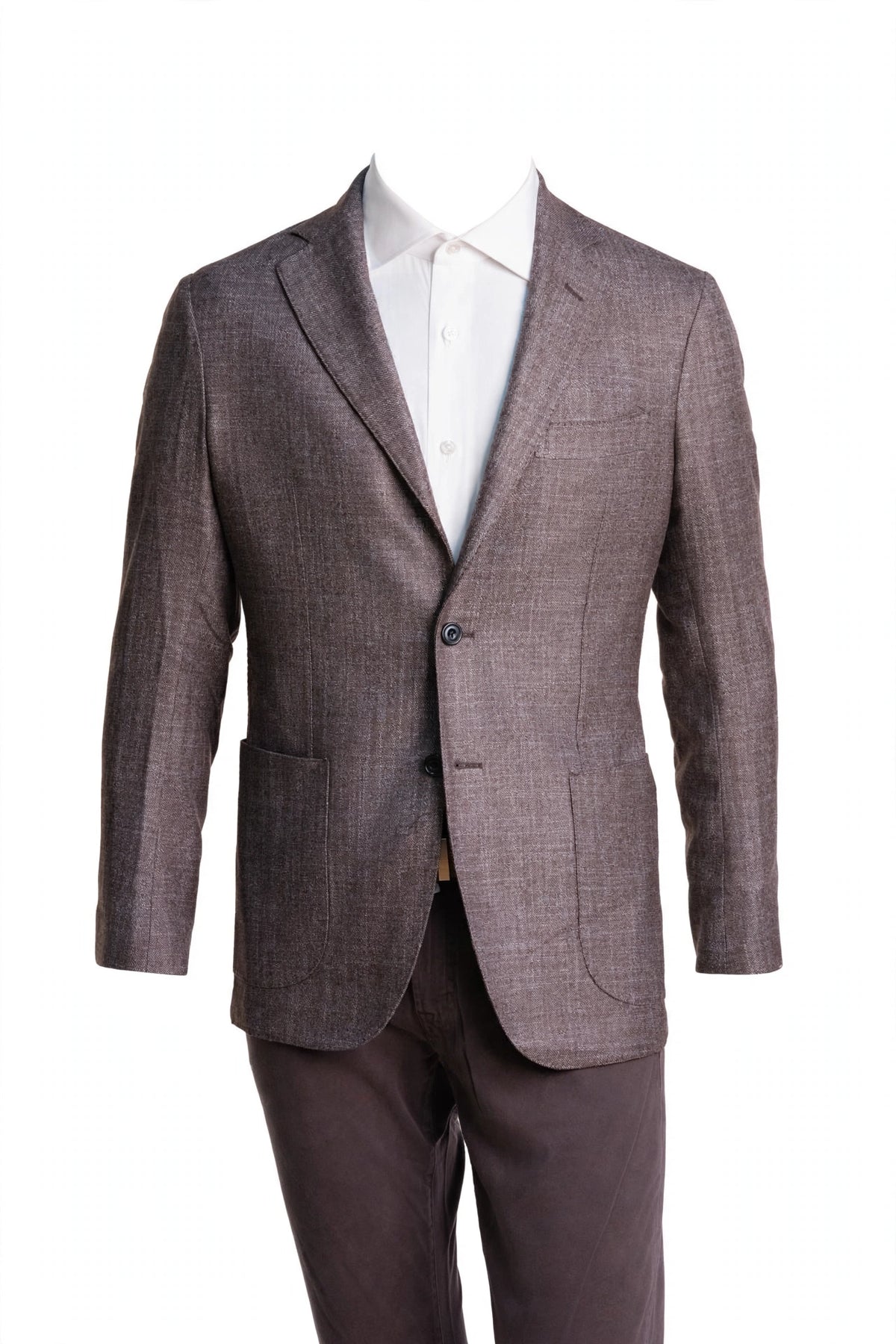 Sartorio Marled Wool-Silk-Cashmere Sport Jacket