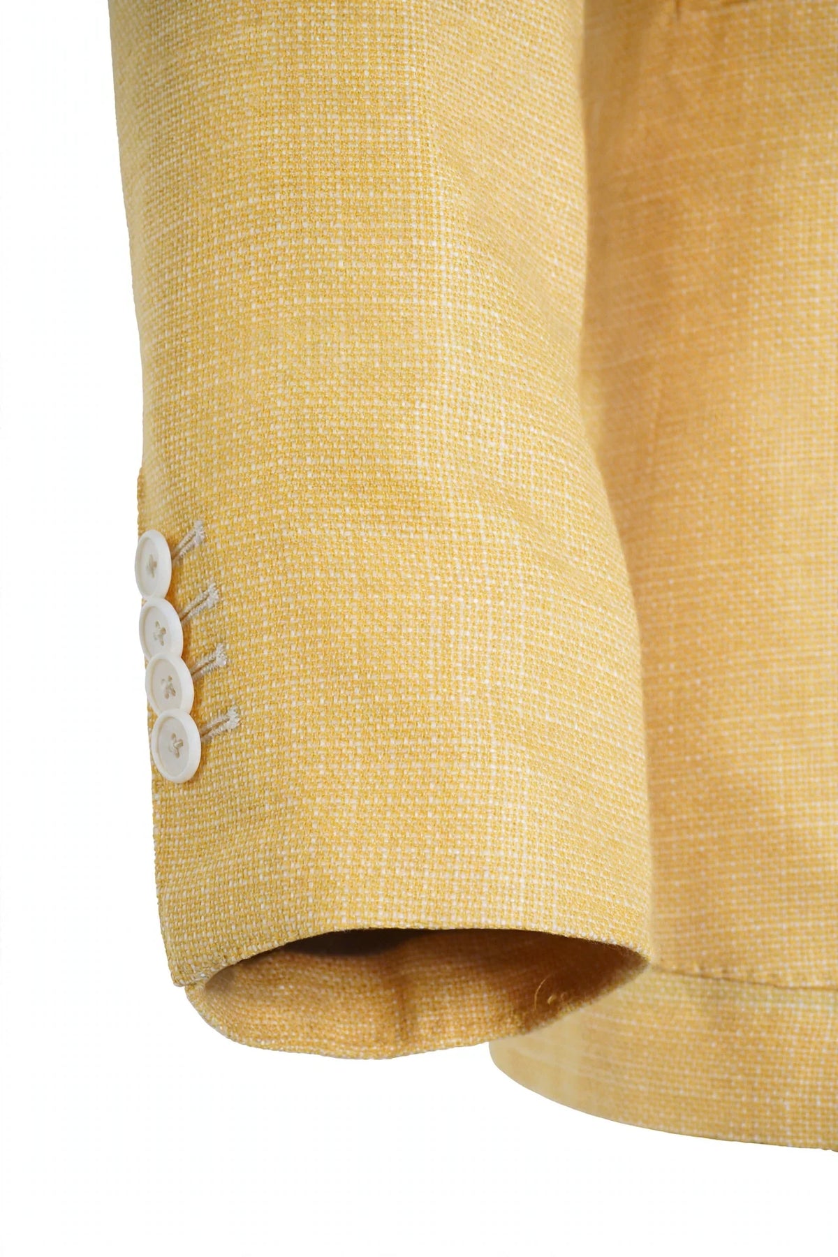 Sartorio Woven Cashmere Sport Jacket — Yellow