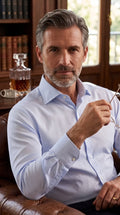Sartorio Cotton Dress Shirt — AI studio photo