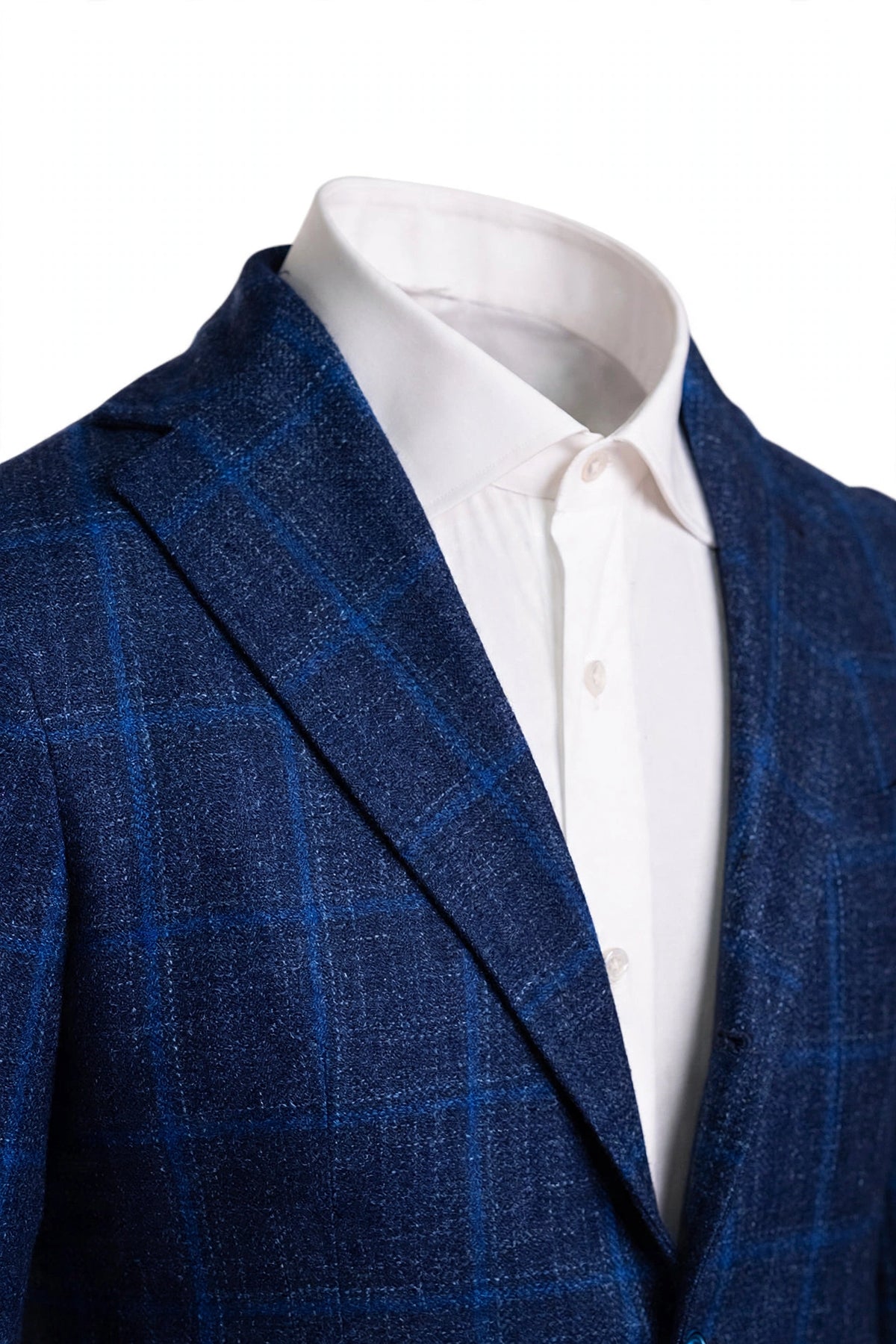 Sartorio Windowpane Virgin Wool-Silk Sport Jacket