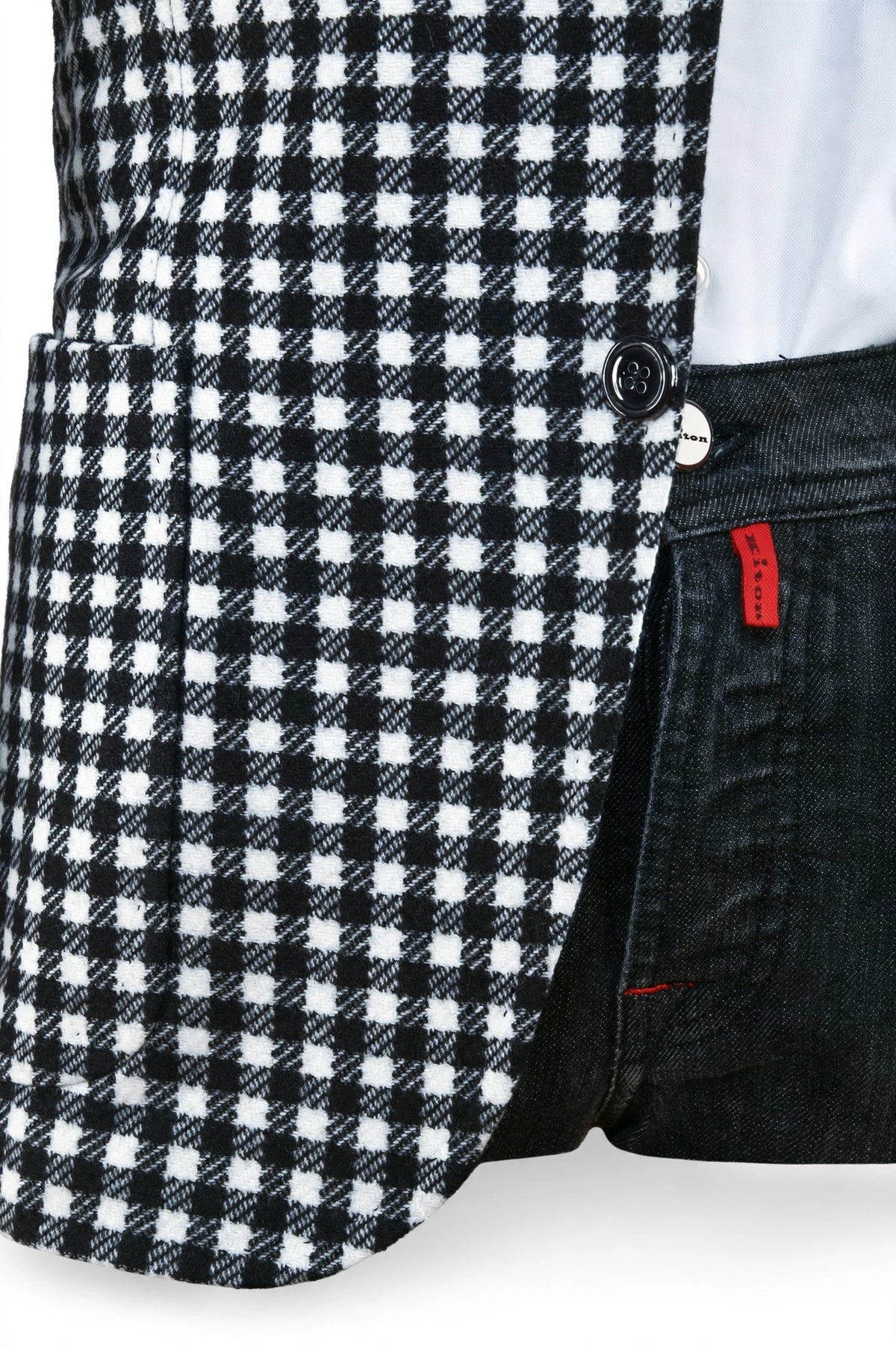 Sartorio Gingham Cashmere Sport Jacket