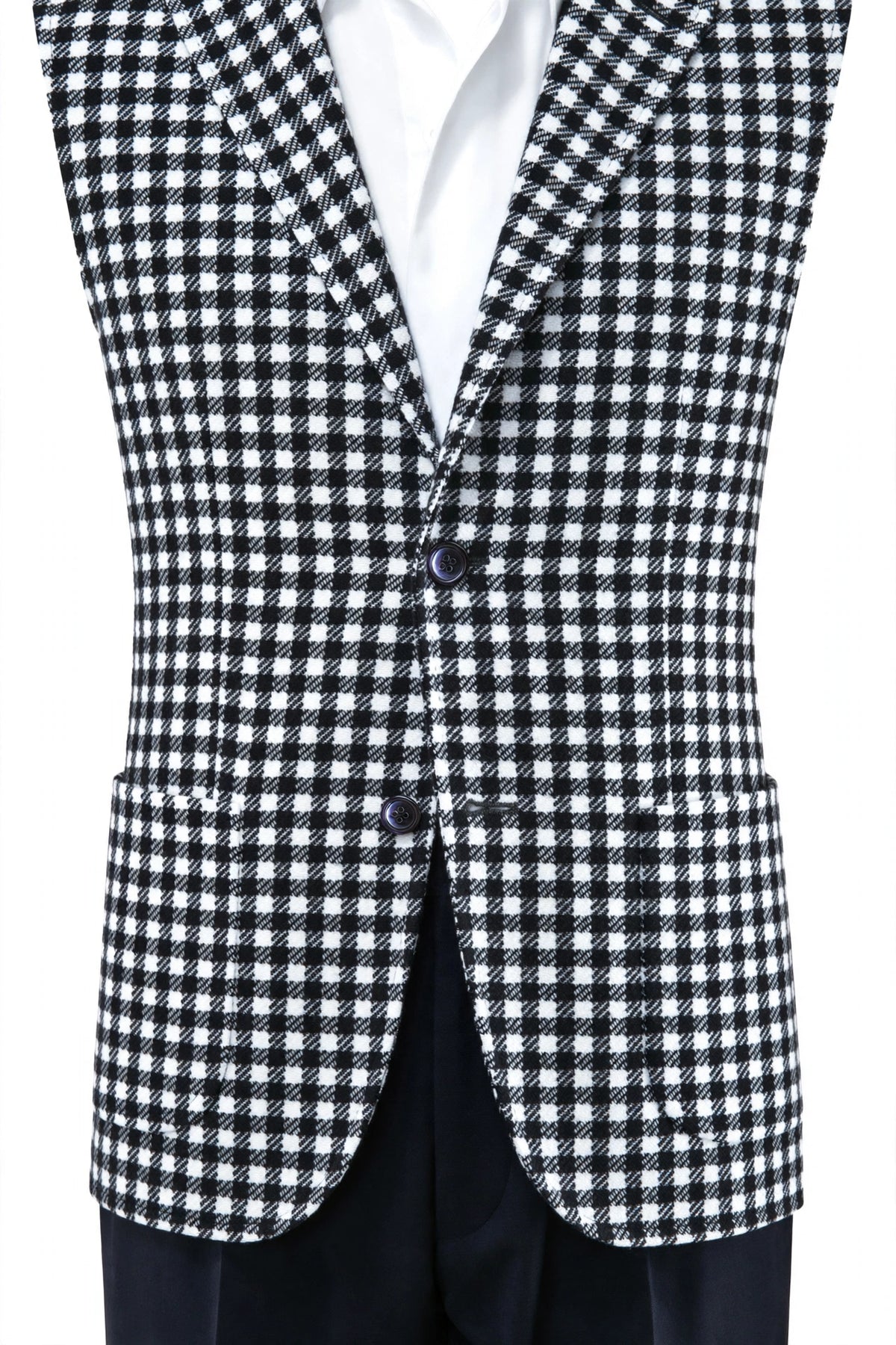 Sartorio Gingham Cashmere Sport Jacket