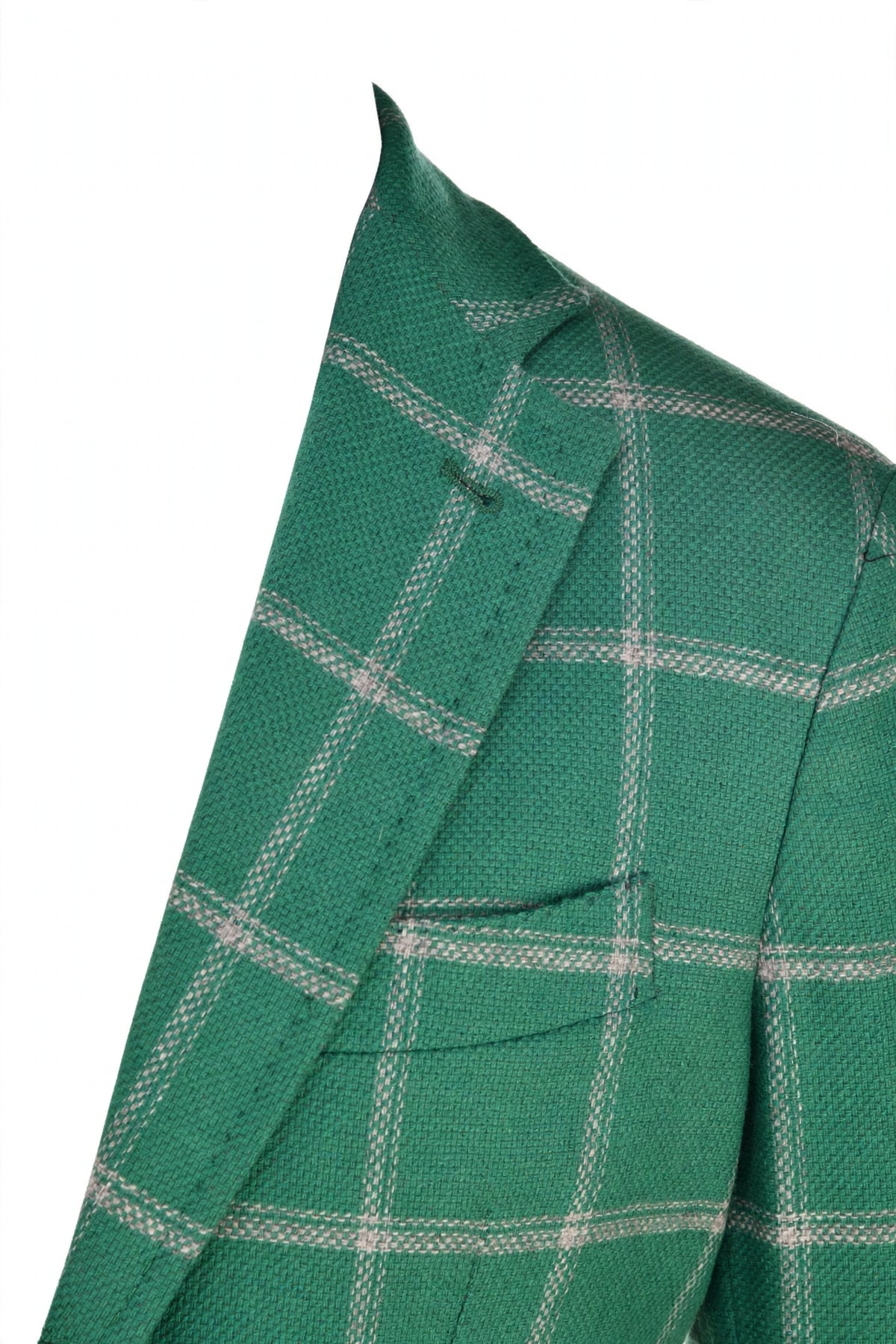 Sartorio Windowpane Virgin Wool-Cashmere Sport Jacket