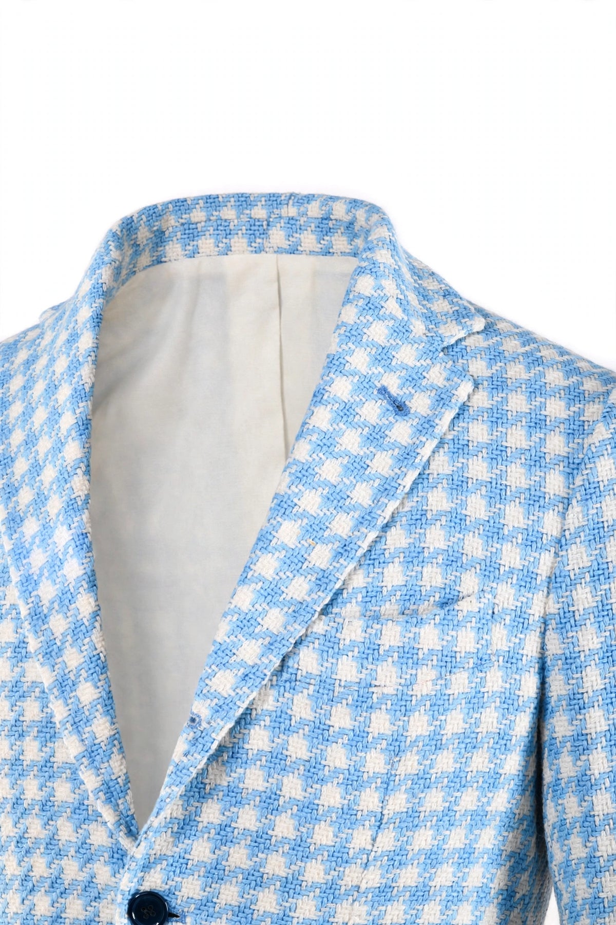 Sartorio Houndstooth Alpaca-Cotton Sport Jacket