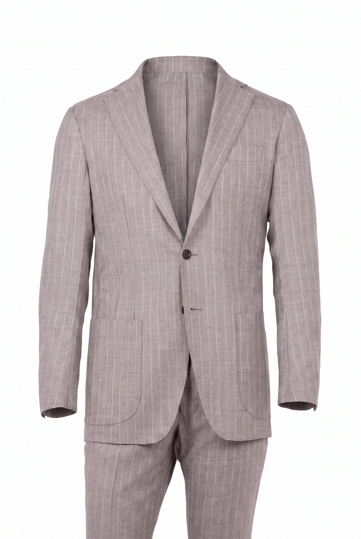 Sartorio Virgin Wool Pinstripe Suit