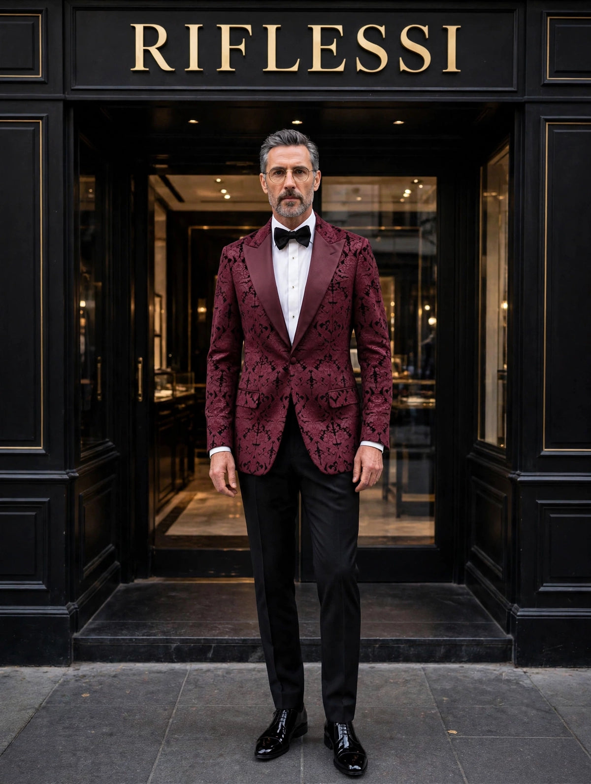 Sartorio Cotton Tuxedo Jacket