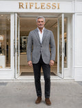 Sartorio Gingham Cashmere Sport Jacket