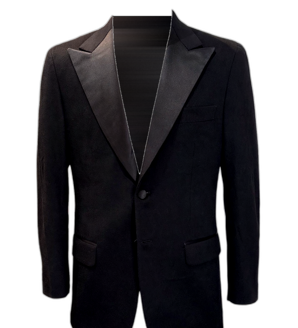 Sartorio Cashmere Tuxedo Jacket in white